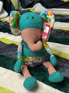 NWT GANZ Kids “Watermarks “Elephant Plush Stuffed Animal Toy 14”